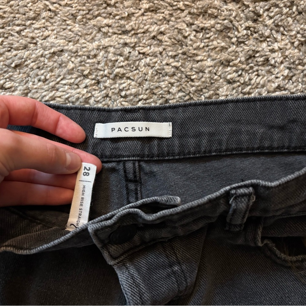 Pacsun High Rise Straight Jeans - Picture 4 of 4
